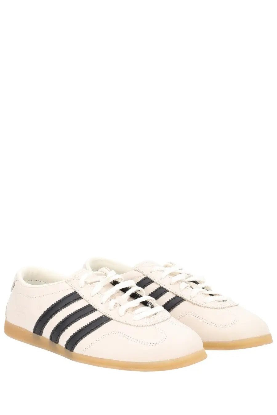 Adidas unisex gazelle lo pro sneaker beige cream-colored suede with black 三条纹 stripes and tan rubber sole