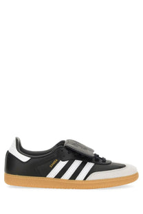 Black and white adidas unisex samba lt sneaker with gum rubber sole for casual and athletic use