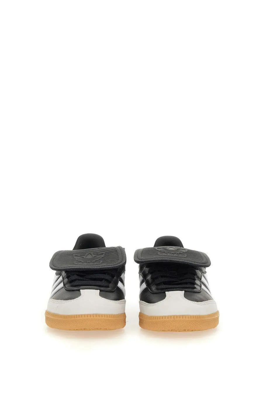 Black and white adidas unisex Samba LT sneaker with gum rubber sole designed for comfort and style