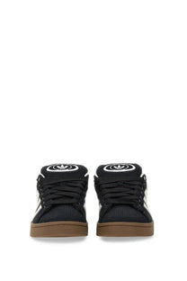 Adidas unisex sneaker campus 00s black with white branding and gum-colored rubber sole for casual wear
