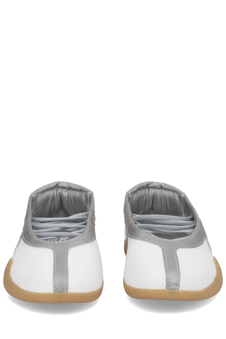 Adidas women’s taekwondo mei sneaker white low-top with silver accents and gum rubber sole for martial arts use