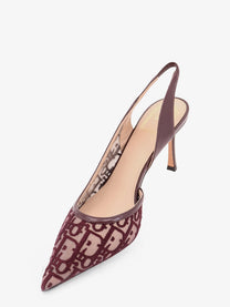 Dior Women's Adiorable Slingback Mesh Décolleté Black