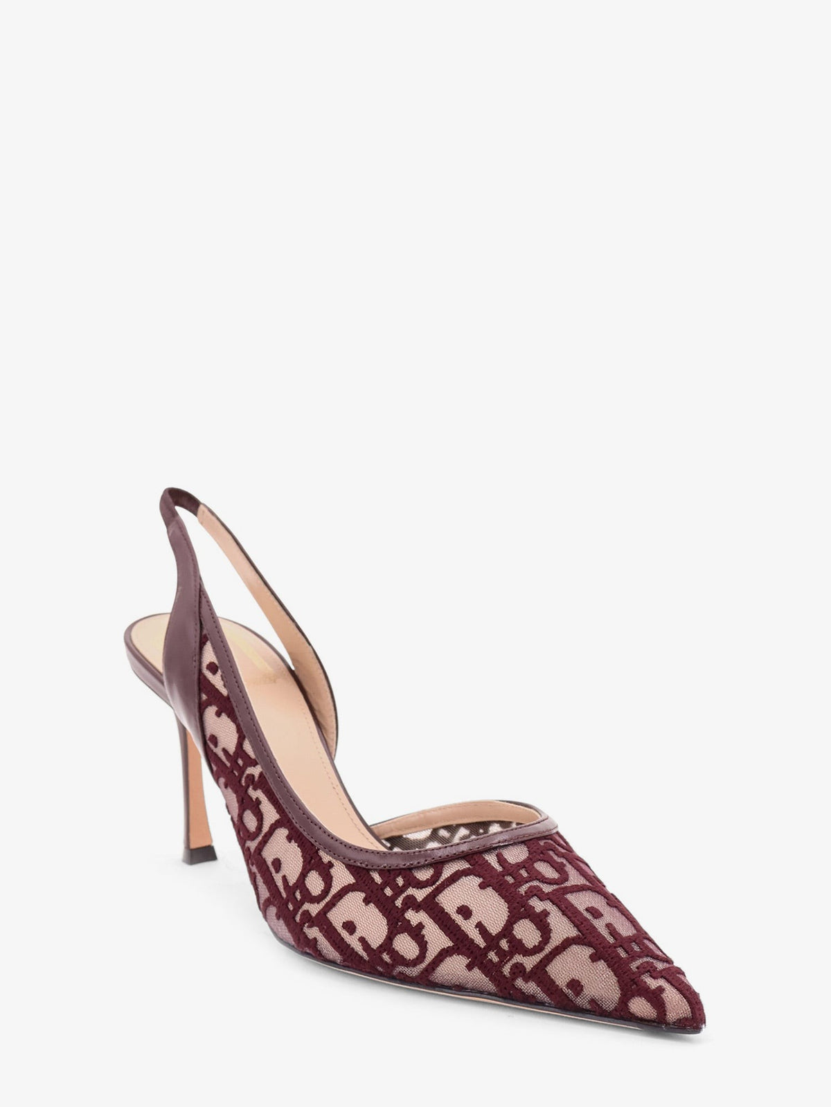 Dior Women's Adiorable Slingback Mesh Décolleté Black