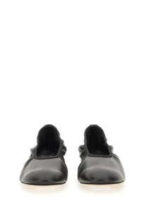 Aeyde women’s pump Gemma black sleek black leather ballet flats with a minimalist design perfect for everyday wear