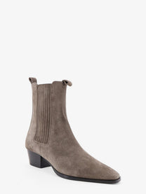 Aeyde Women's Agata Suede Boots Beige