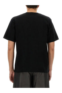 AïE men’s black short-sleeved crew neck jersey shirt made of soft breathable fabric for casual wear
