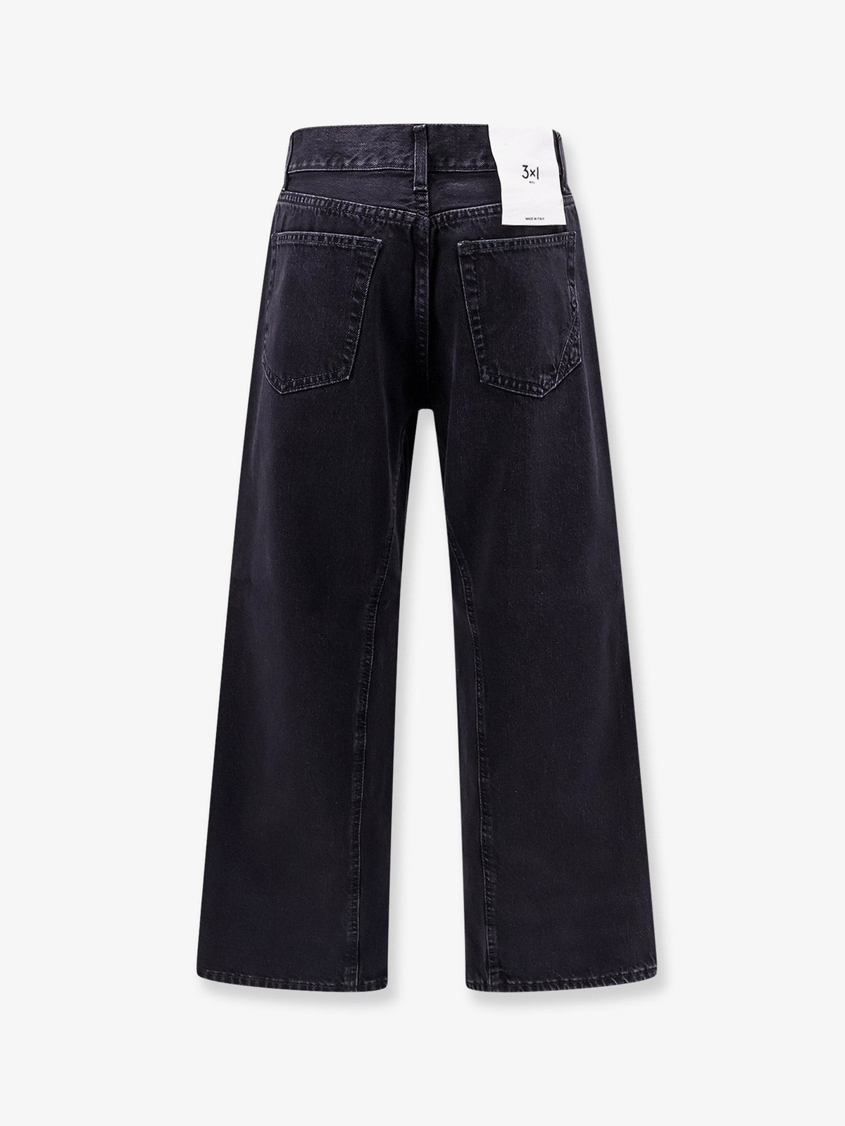 3x1 Women's Aime Black Denim Trousers Black