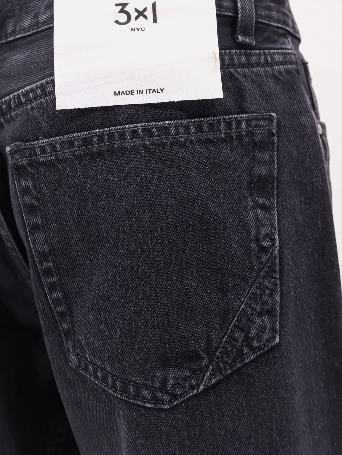3x1 Women's Aime Black Denim Trousers Black