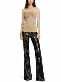 Rick Owens Women's Alannah Prong Bustier Top Beige