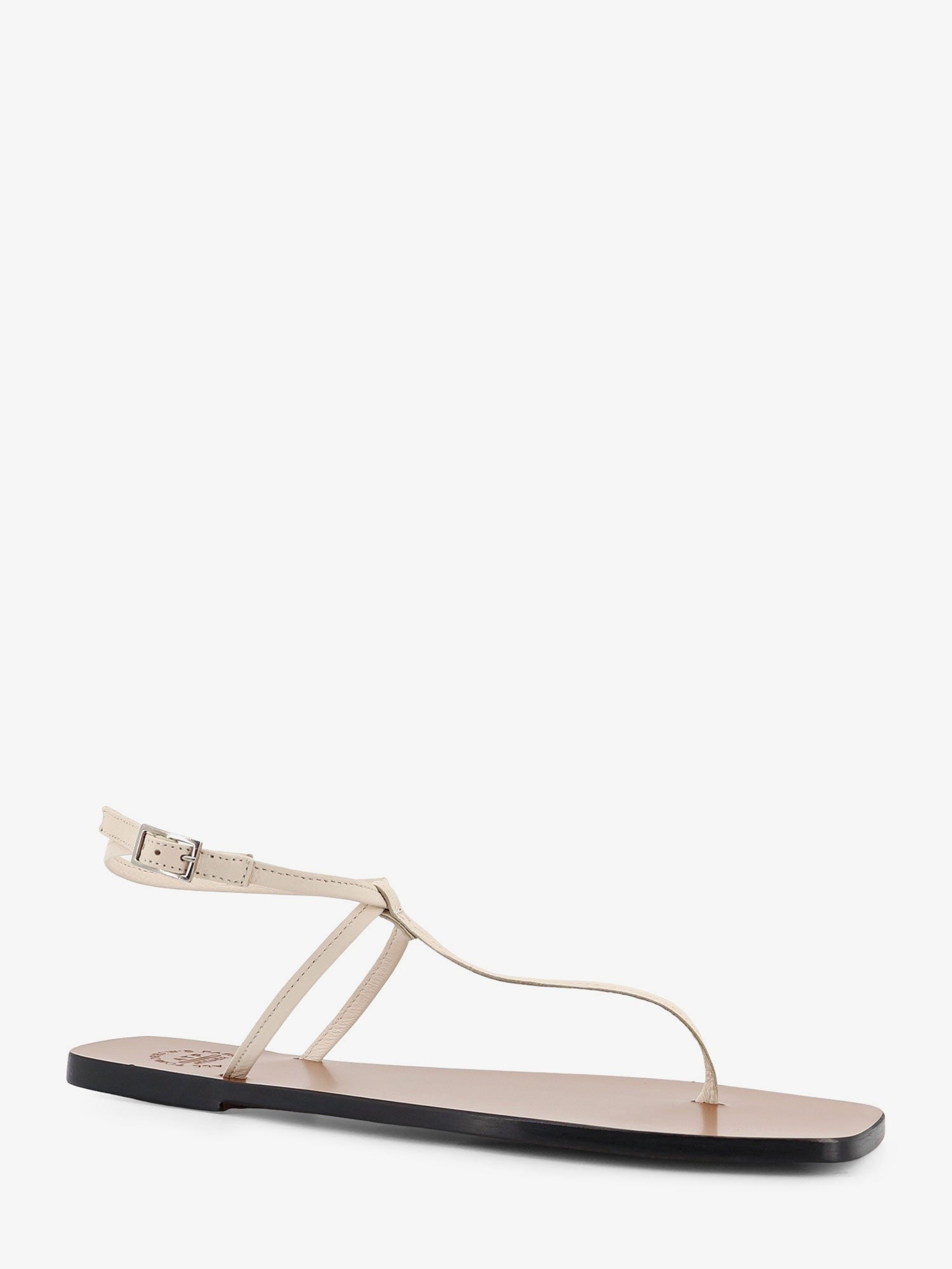 ATP Atelier Women's Alassio Leather Sandals LINEN