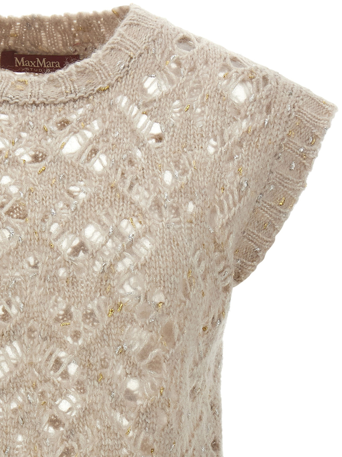 Max Mara Studio Albero Vest Beige