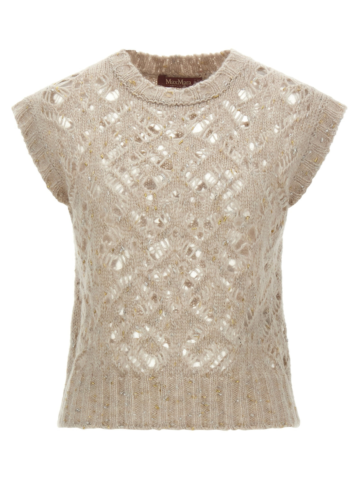 Max Mara Studio Albero Vest Beige