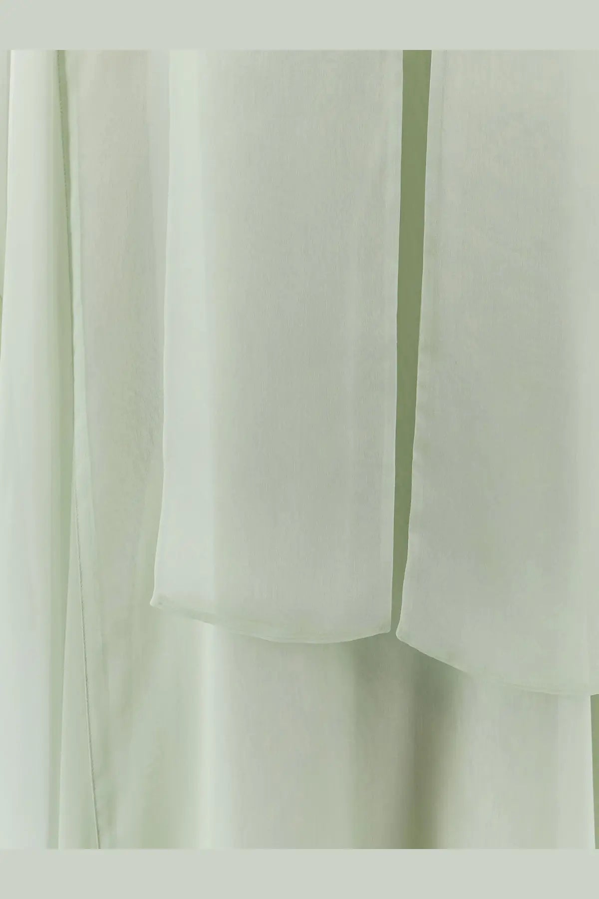 Alberta Ferretti women’s chiffon dress green featuring a flowing pale green chiffon skirt with soft pleats and delicate drape