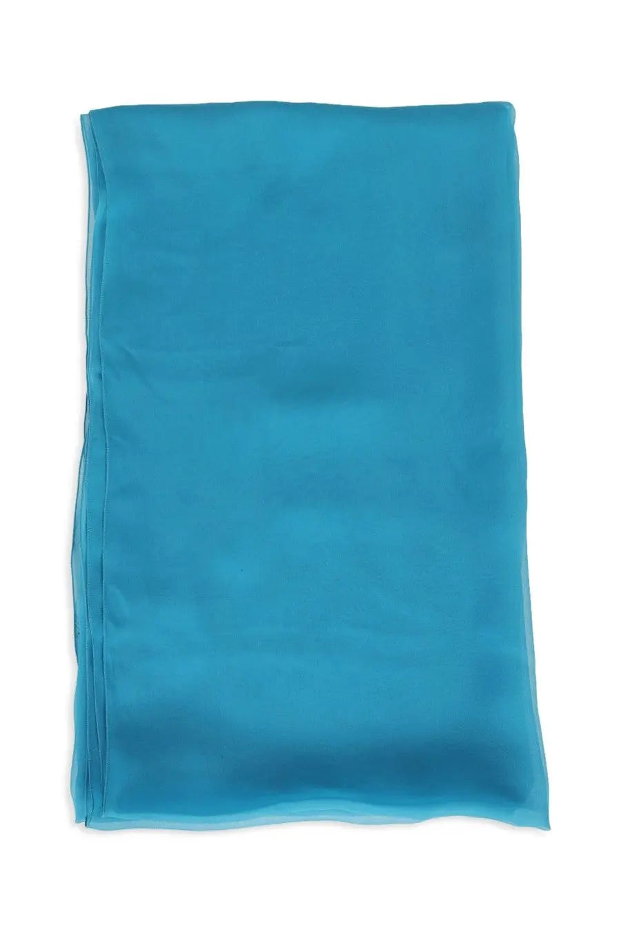 Alberta Ferretti women’s foulard in seta blue with soft translucent turquoise smooth flowing fabric