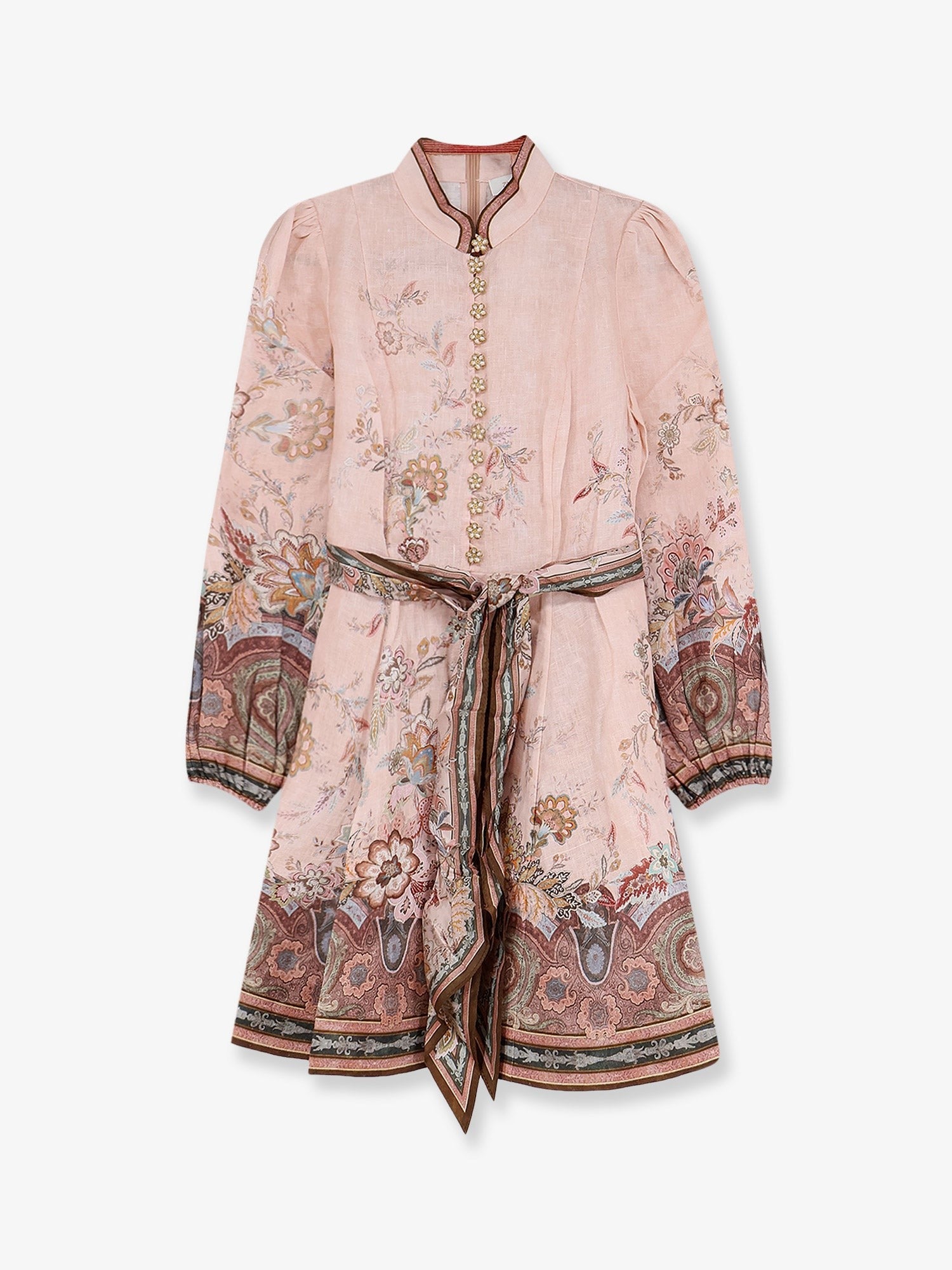 Zimmermann Women's Alchemy Linen Dress Blue