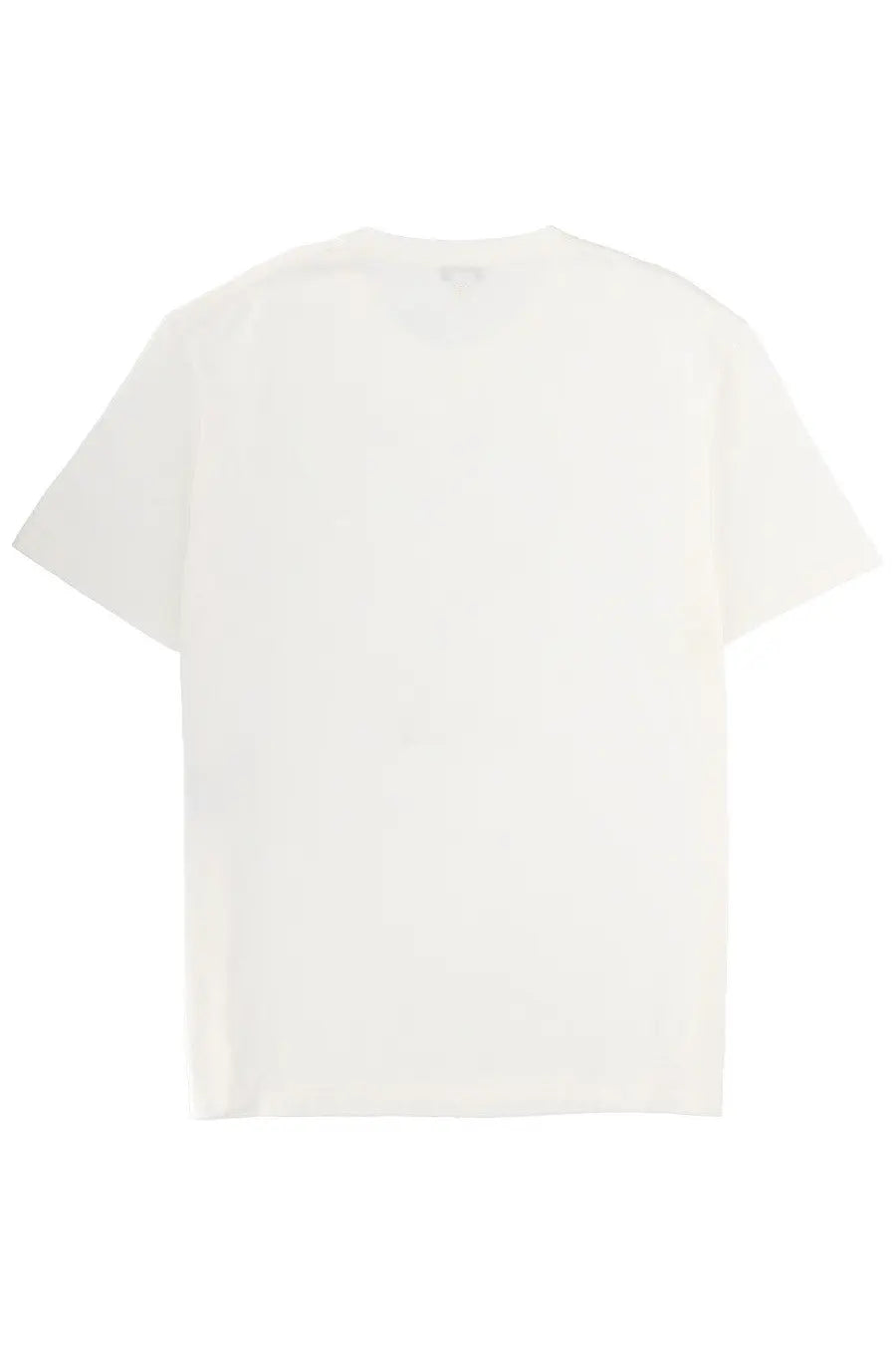 Alexander mcqueen men’s white cotton t-shirt with relaxed fit and subtle ribbed neckline