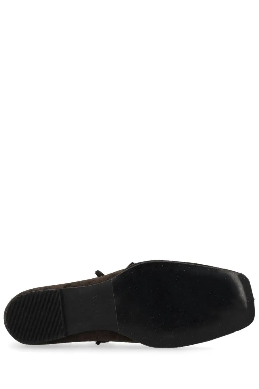 Alohas women’s dancer sway brown black suede moccasin with square toe and low heel for casual wear