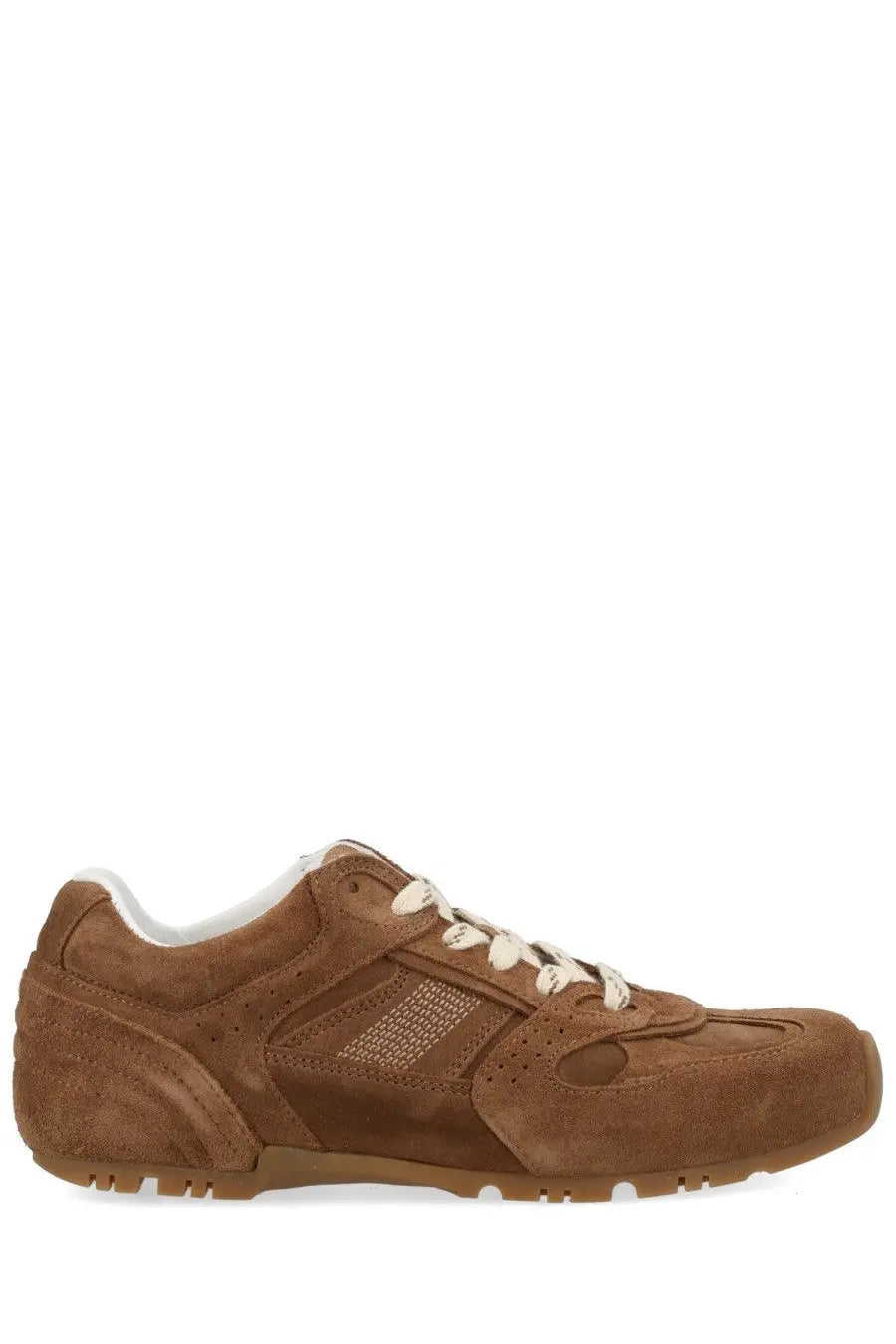 Alohas women’s sneaker tb56 brown brown suede sneaker with white laces and matching brown rubber sole