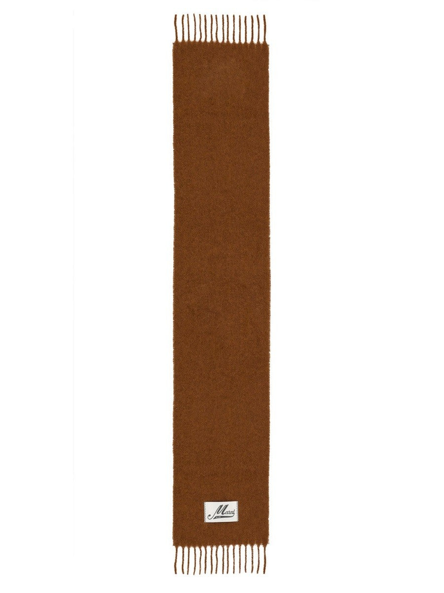 Marni Men's Alpaca Scarf Brown