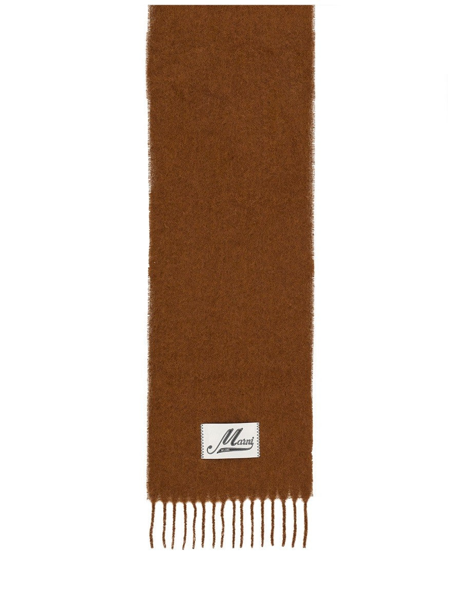 Marni Men's Alpaca Scarf Brown