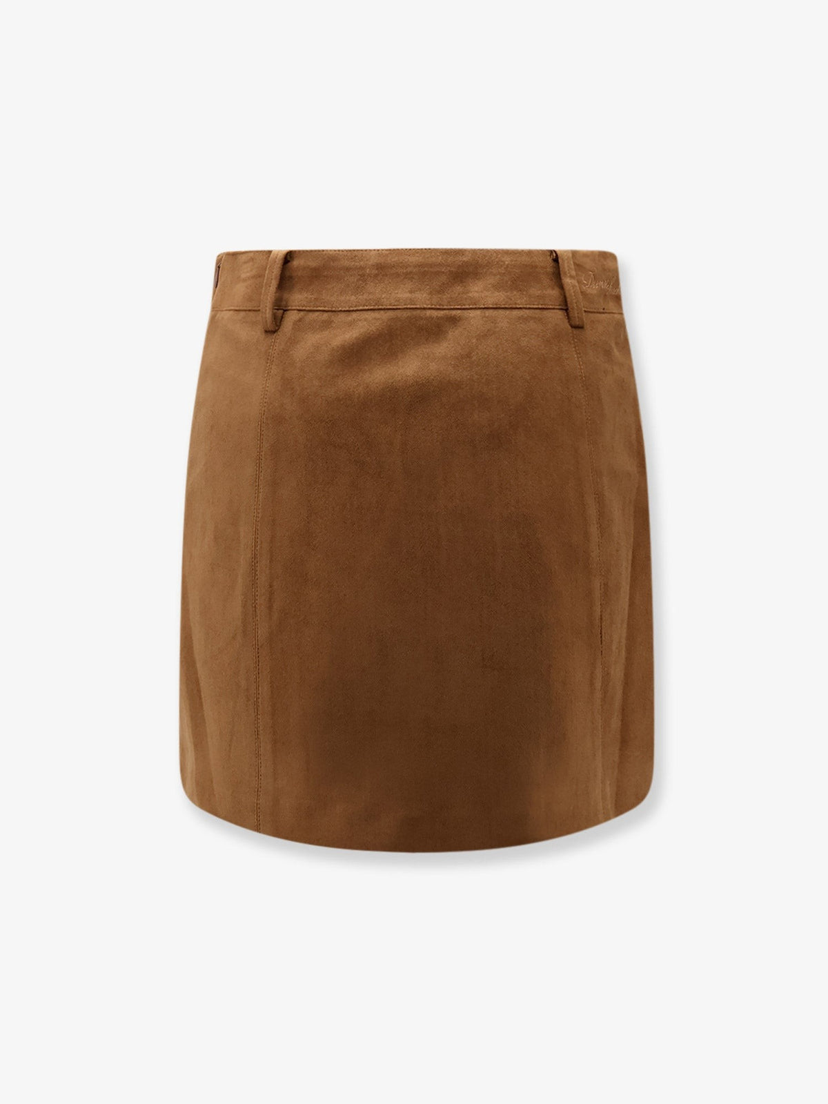 DUNST Women's Alter Suede Mini Skirt Brown