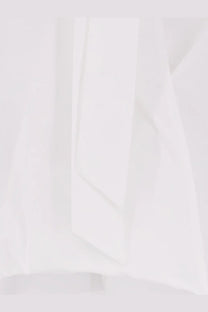 AlySi women’s white cotton shirt fabric with soft folds and subtle texture for comfortable wear