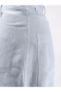 Alysi Women's Élavé Linen Bermuda Shorts Blue