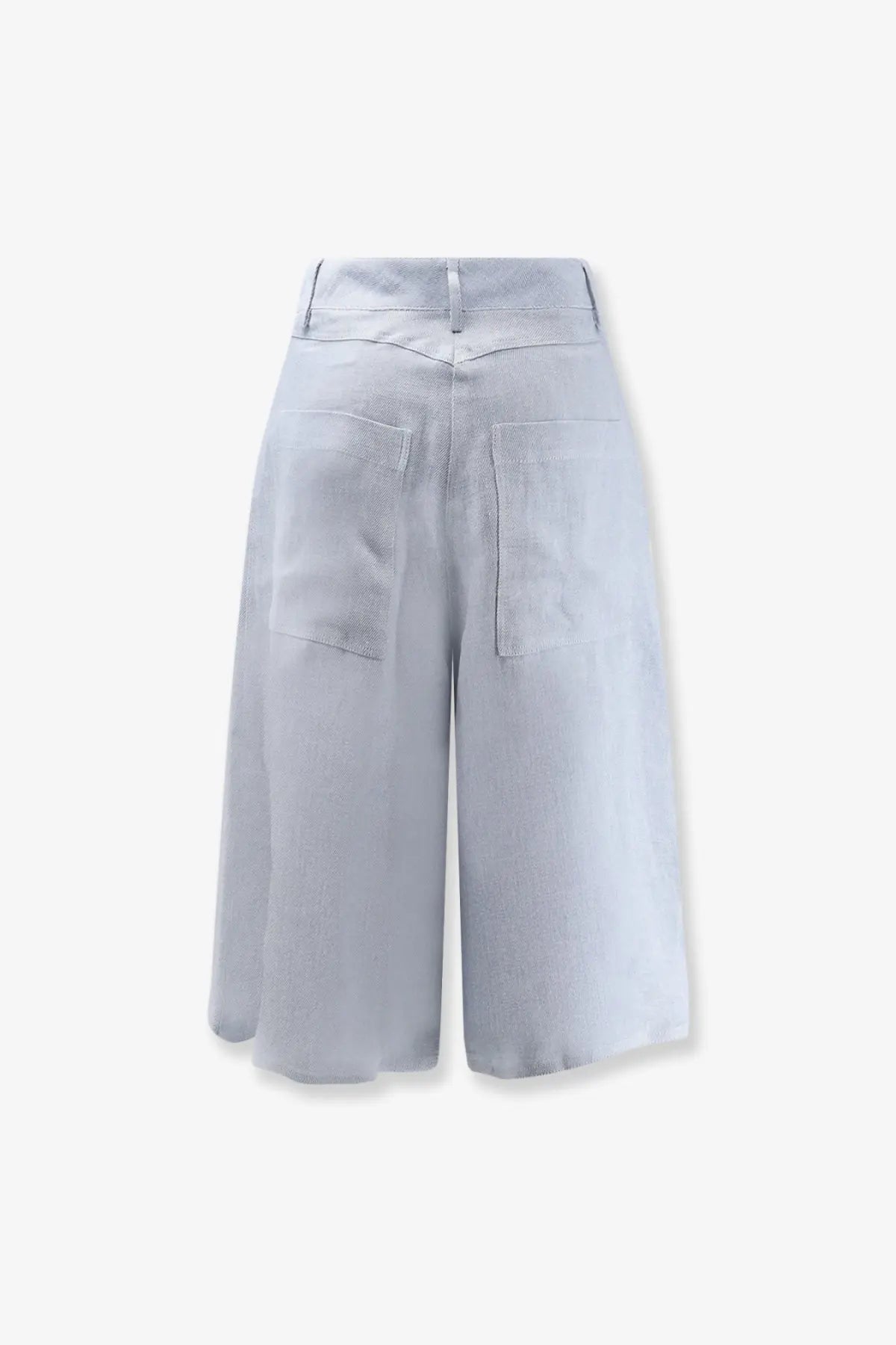 Alysi Women's Élavé Linen Bermuda Shorts Blue