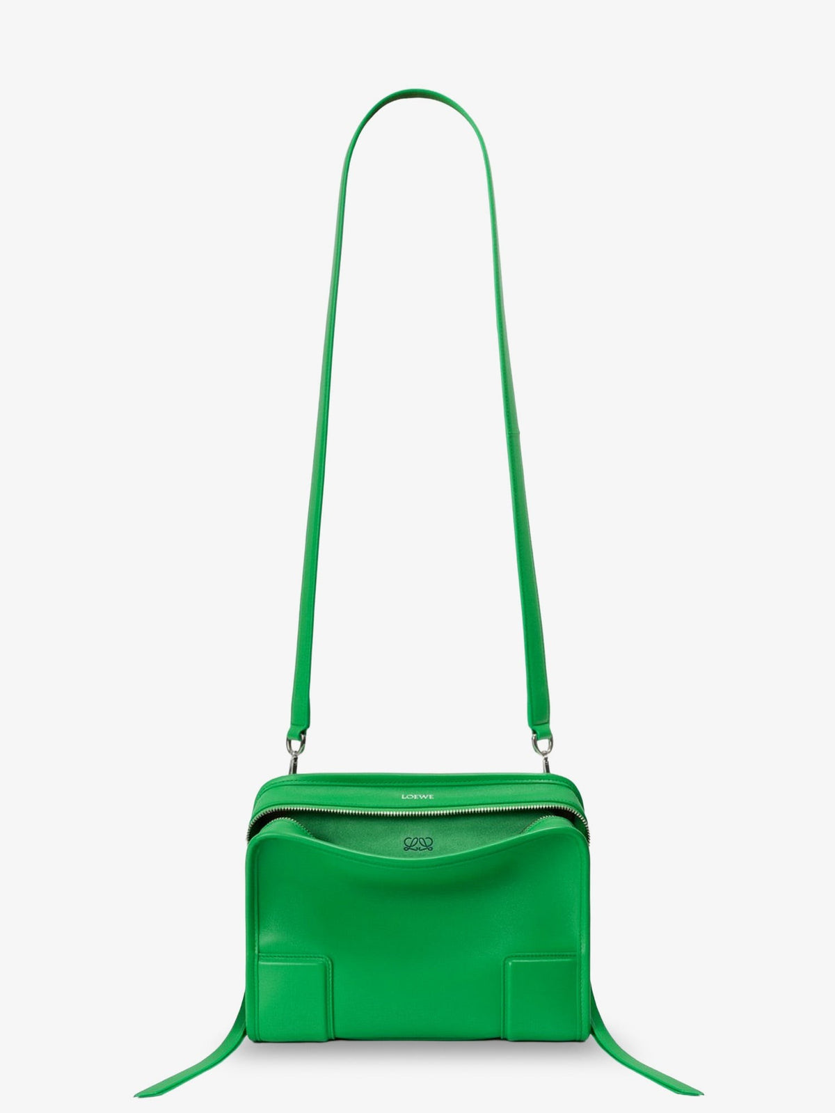 Loewe Women's Amazona Leather Handbag Green