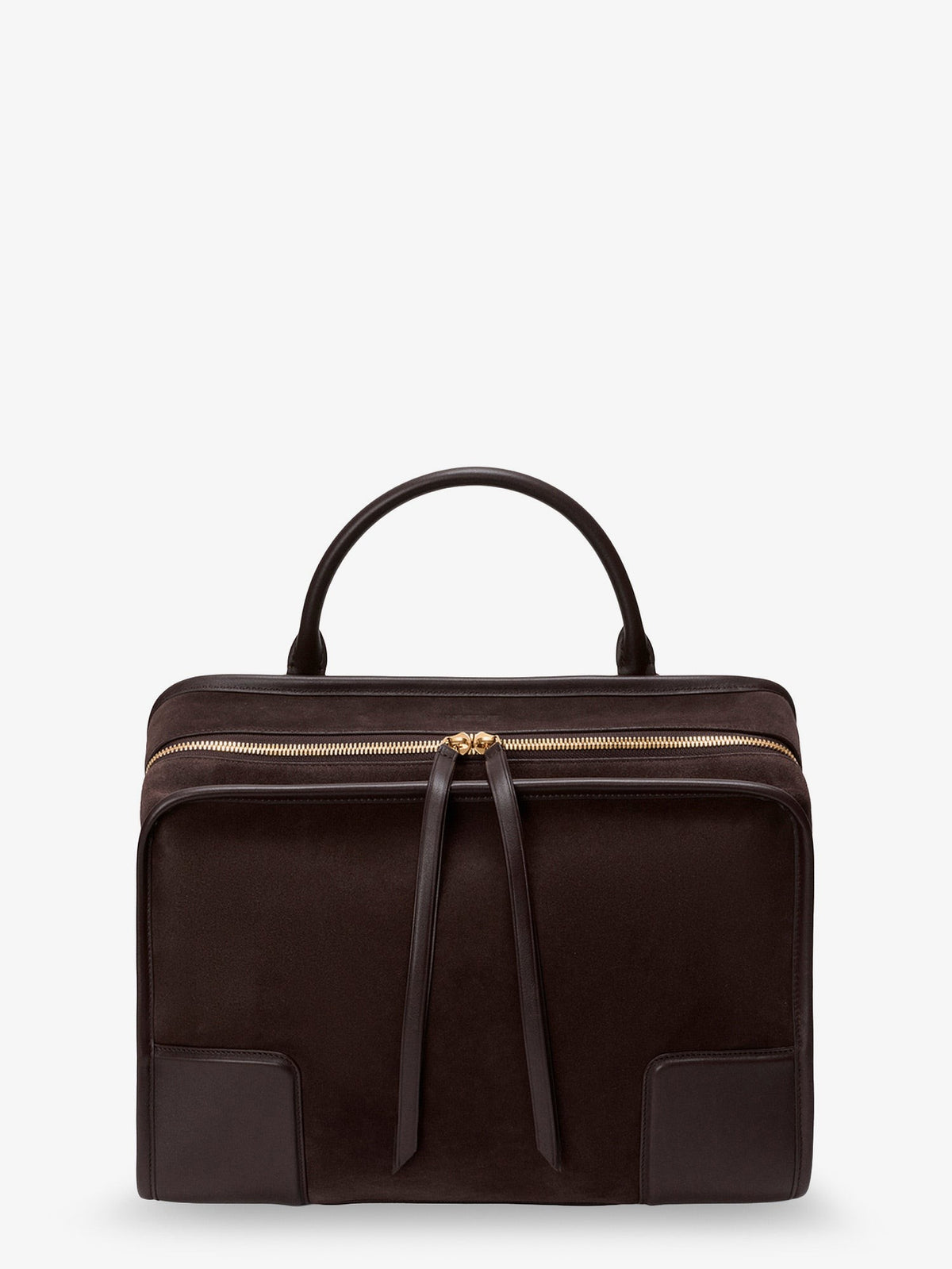 Loewe Women's Amazona Suede Handbag Brown