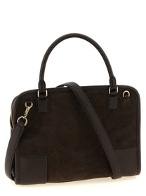 Loewe Amazona Suede Handbag Brown