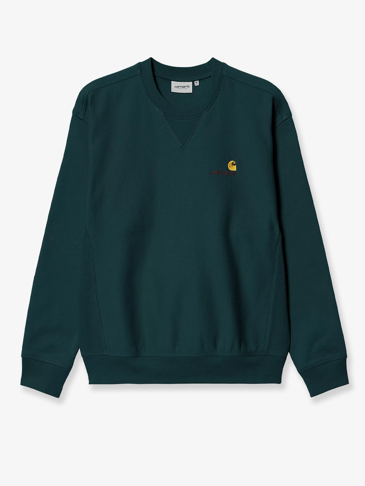 Carhartt Wip Men's American Script Cotton Blend Sweatshirt Green