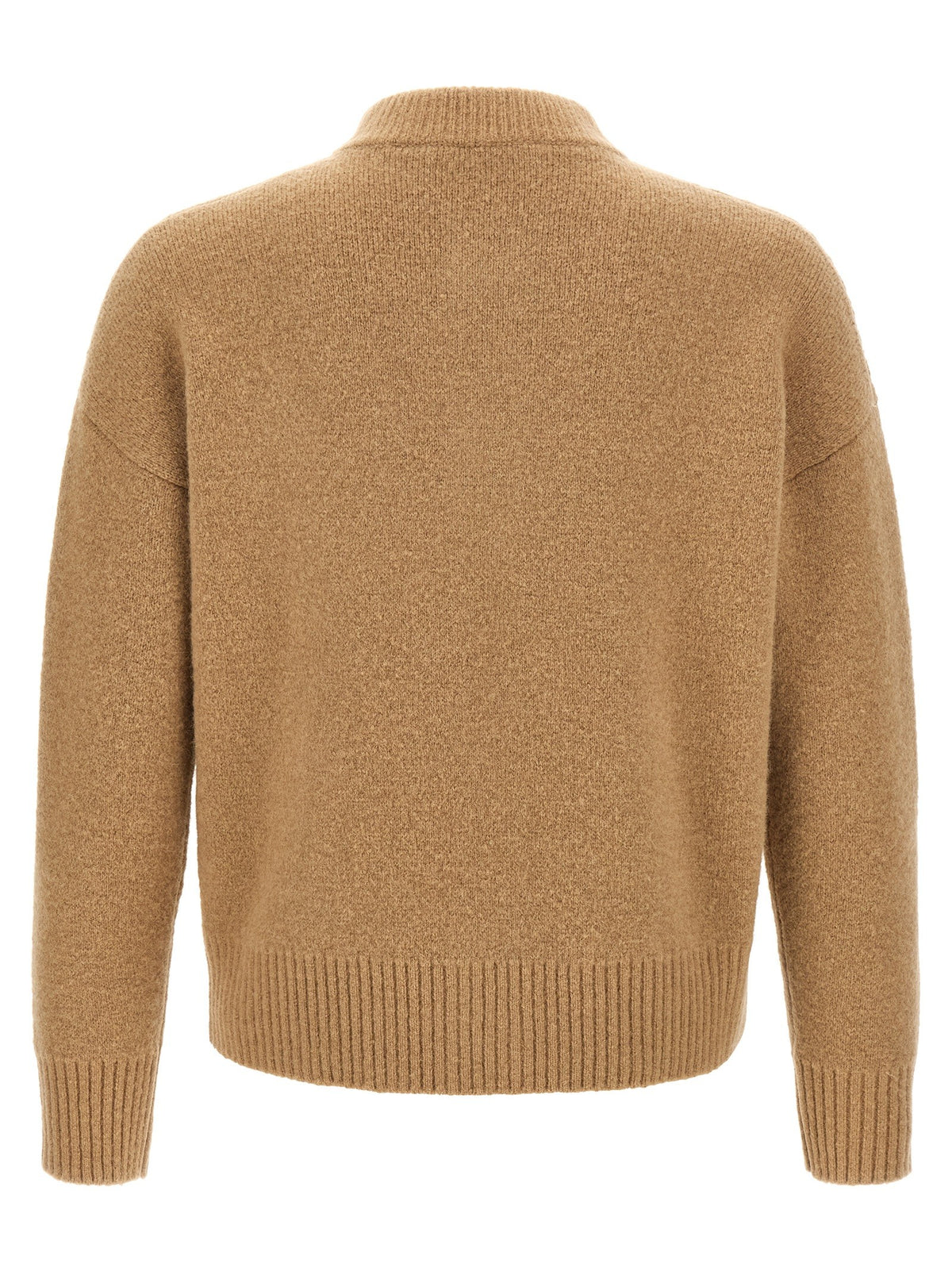 Ami Paris Ami De Cœur Cardigan Beige, view 2