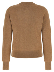 Ami Paris Ami De Coeur Cardigan Beige, view 2