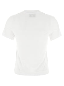 Ami Paris Ami De Coeur Cropped Shirt White