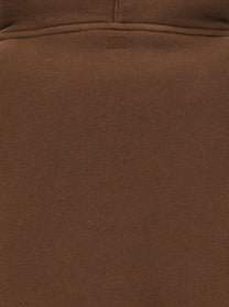 Ami Paris Ami De Cœur Hoodie Brown