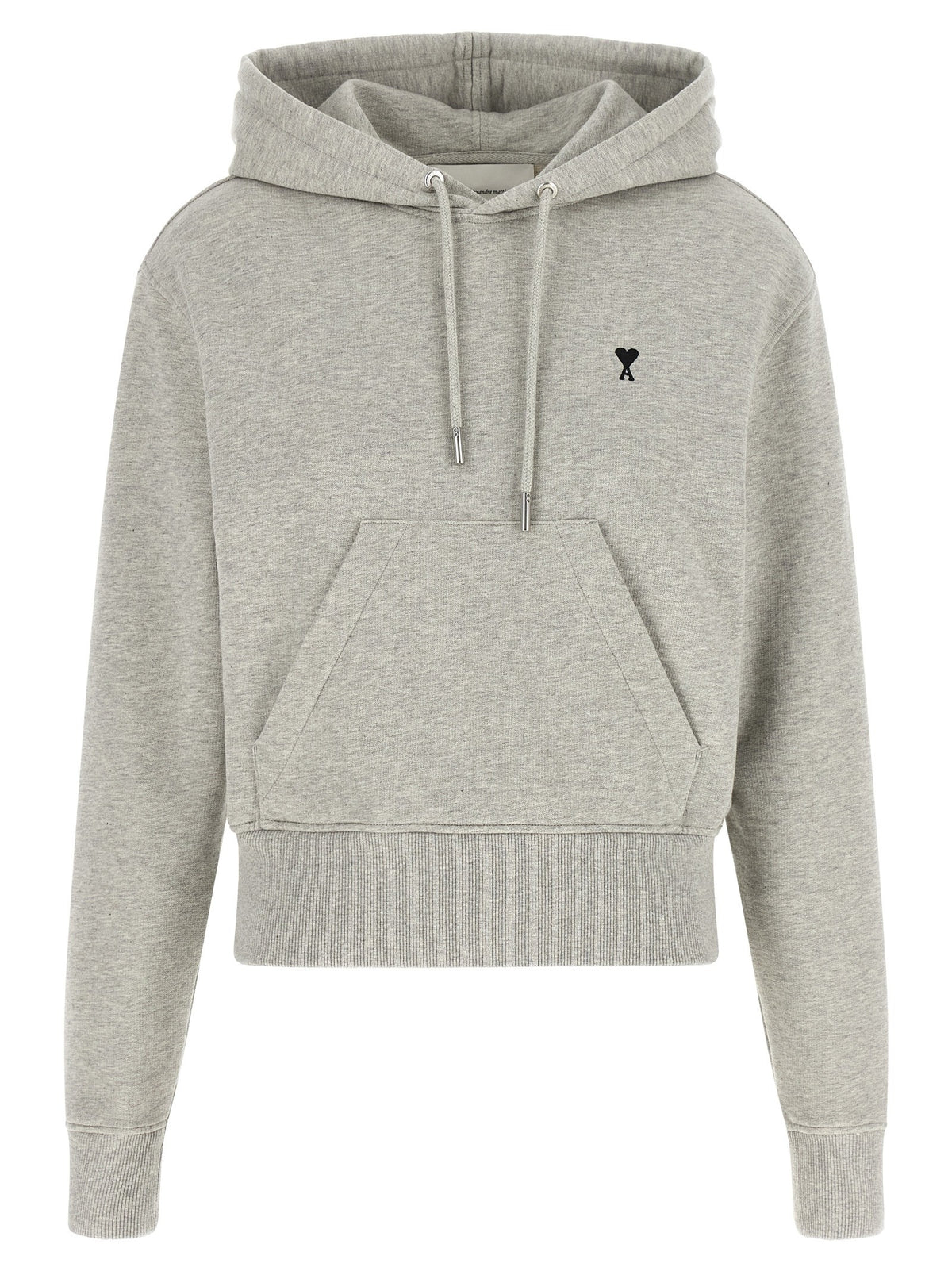Ami Paris Ami De Cœur Hoodie Grey