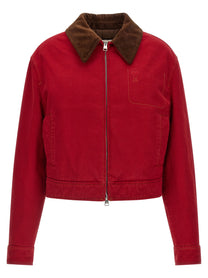 Ami Paris Ami De Coeur Jacket Red