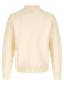 Ami Paris Ami De Coeur Polo Shirt White