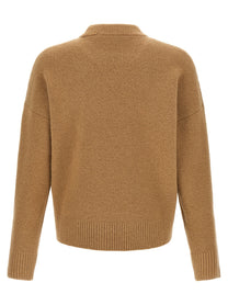 Ami Paris Ami De Cœur Sweater Beige, view 2