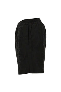 Black pencil skirt with elastic waistband and smooth tailored silhouette for ami paris men’s boxer swimsuit black product