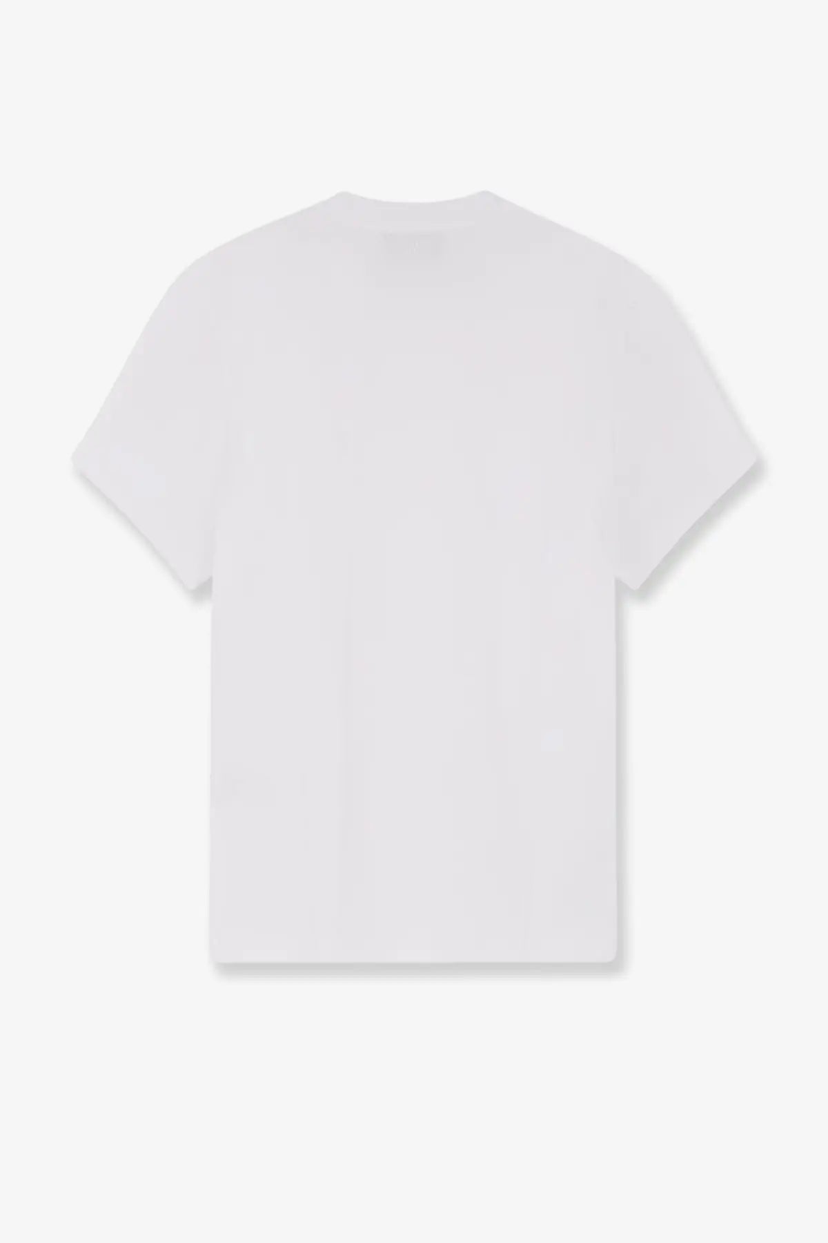 Ami Paris men’s white cotton t-shirt with a simple minimalist design perfect for casual wear