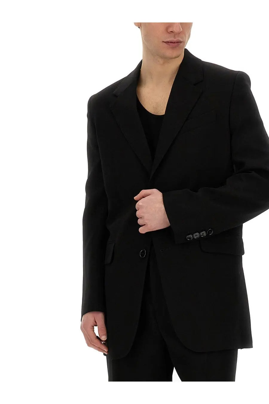 Ami Paris Men's Oversize Jacket Black