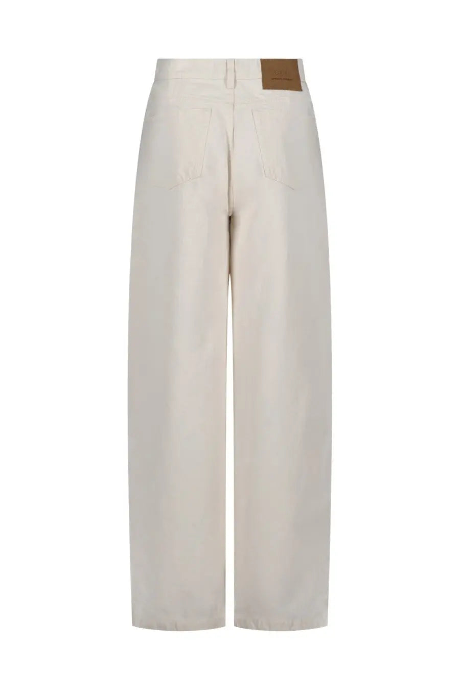 Ami Paris Men's Pantalone Ampio in Cotone White