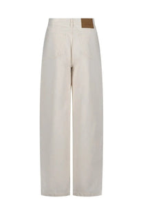Ami Paris Men's Pantalone Ampio in Cotone White