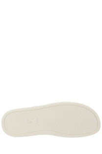 Ami Paris unisex tennis sneaker white with off-white rubber sole and subtle embossed logo on the back side