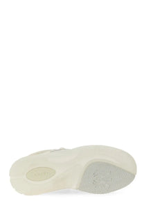 Cream-colored AMIRI men’s sneaker MA white with chunky cushioned sole and subtle branding on the heel back side view