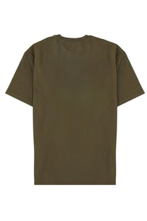 Amish Supplies women’s olive green short-sleeved crew neck cotton t-shirt perfect for casual wear