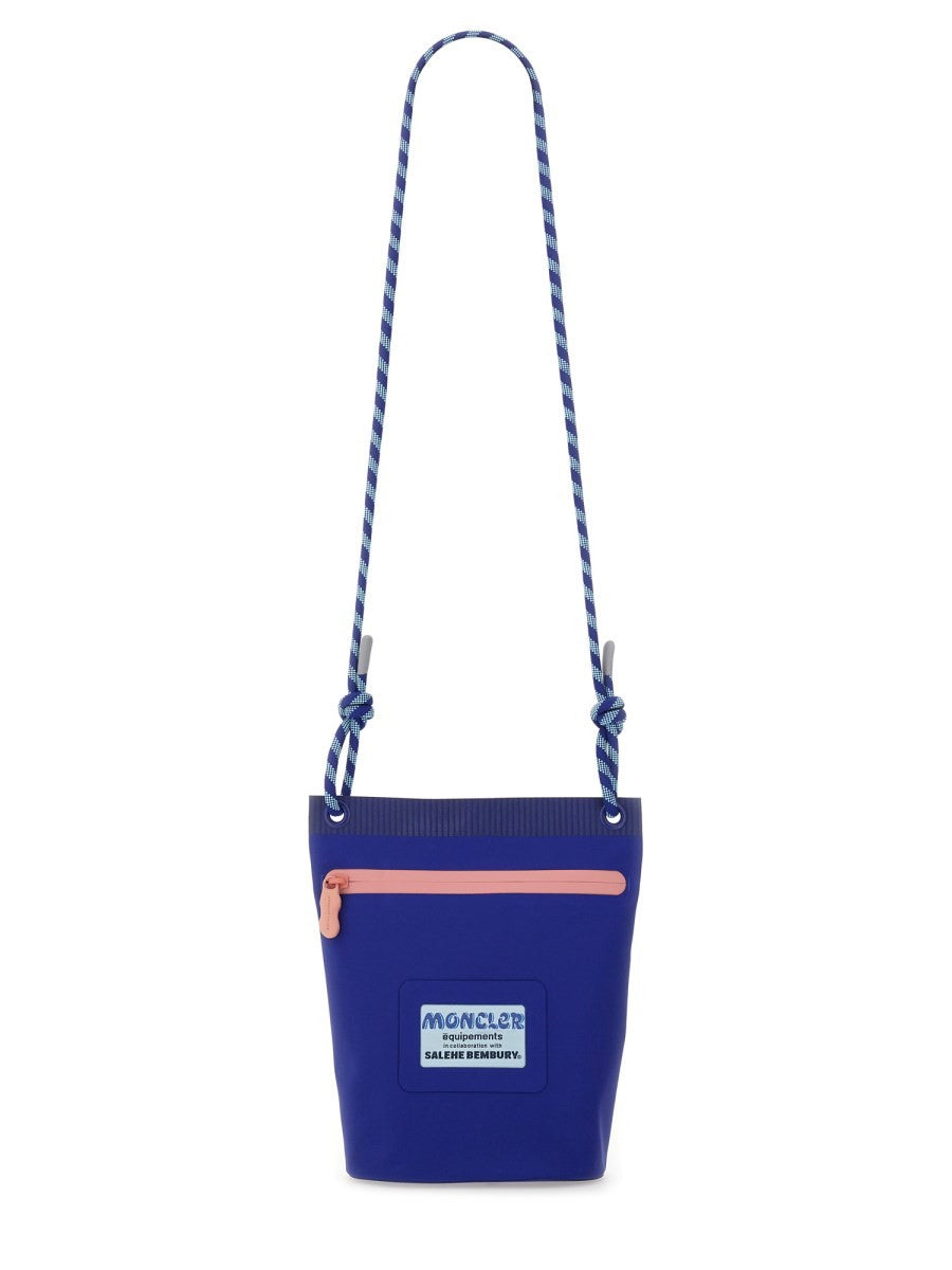 Moncler Men's Amoeba by Salehe Bembury Clutch Bag Blue