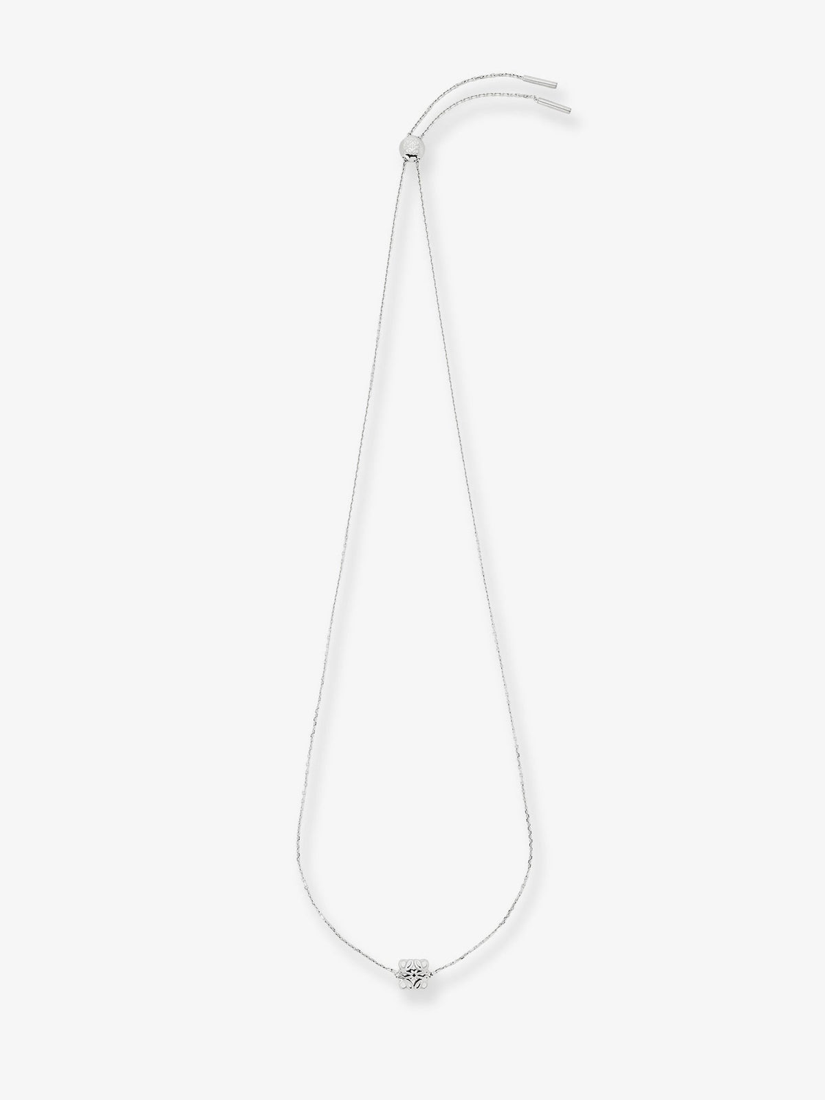 Loewe Women's Anagram Bombè Sterling Silver Necklace Silver